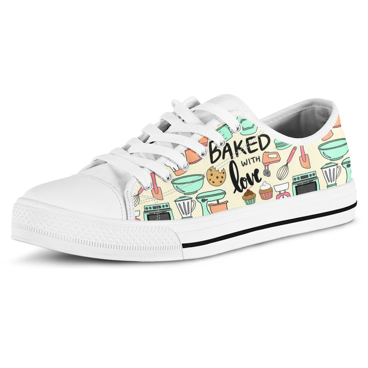 Baked with Love Canvas Shoes