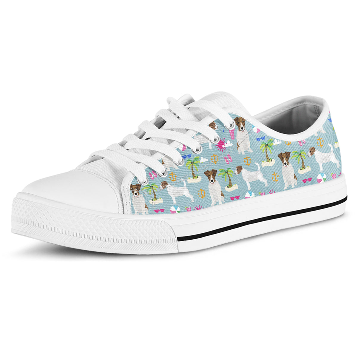 Jack Russell Terrier Canvas Shoes
