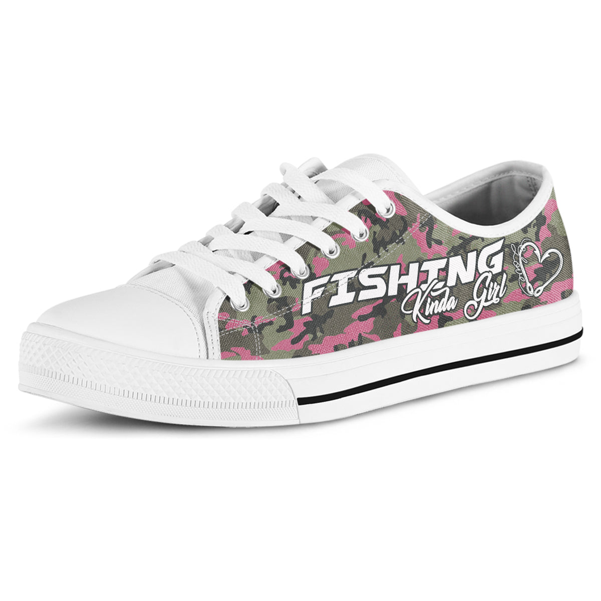 Fishing Kinda Girl Canvas Shoes
