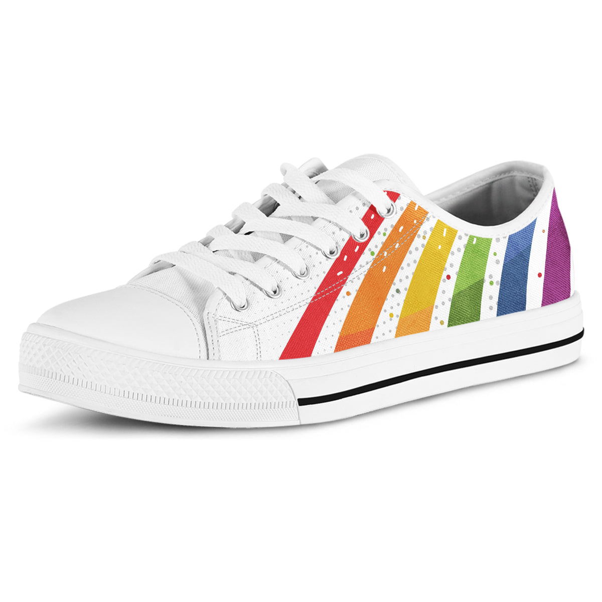 Rainbow Pride Canvas Shoes