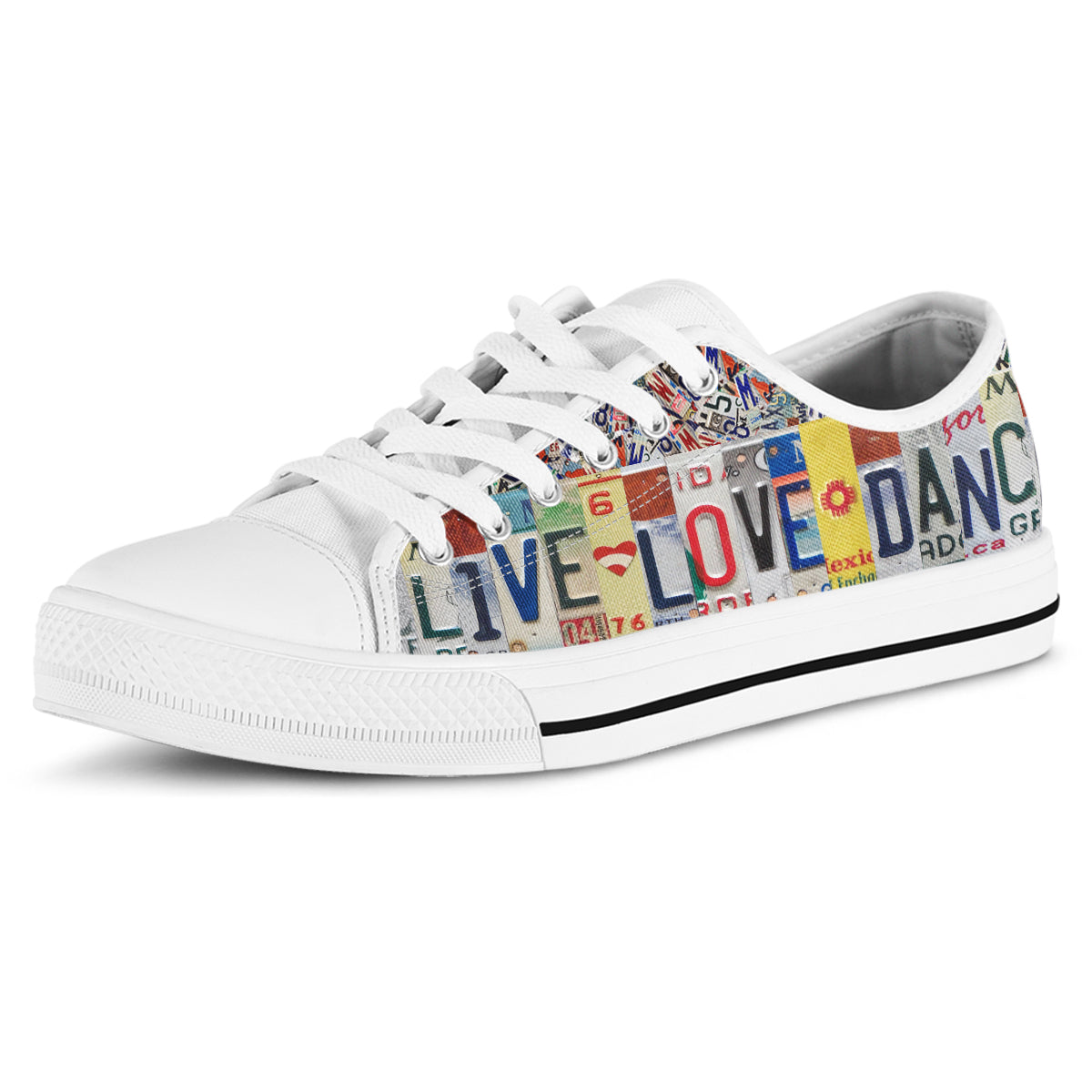 Live Love Dance Canvas Shoes