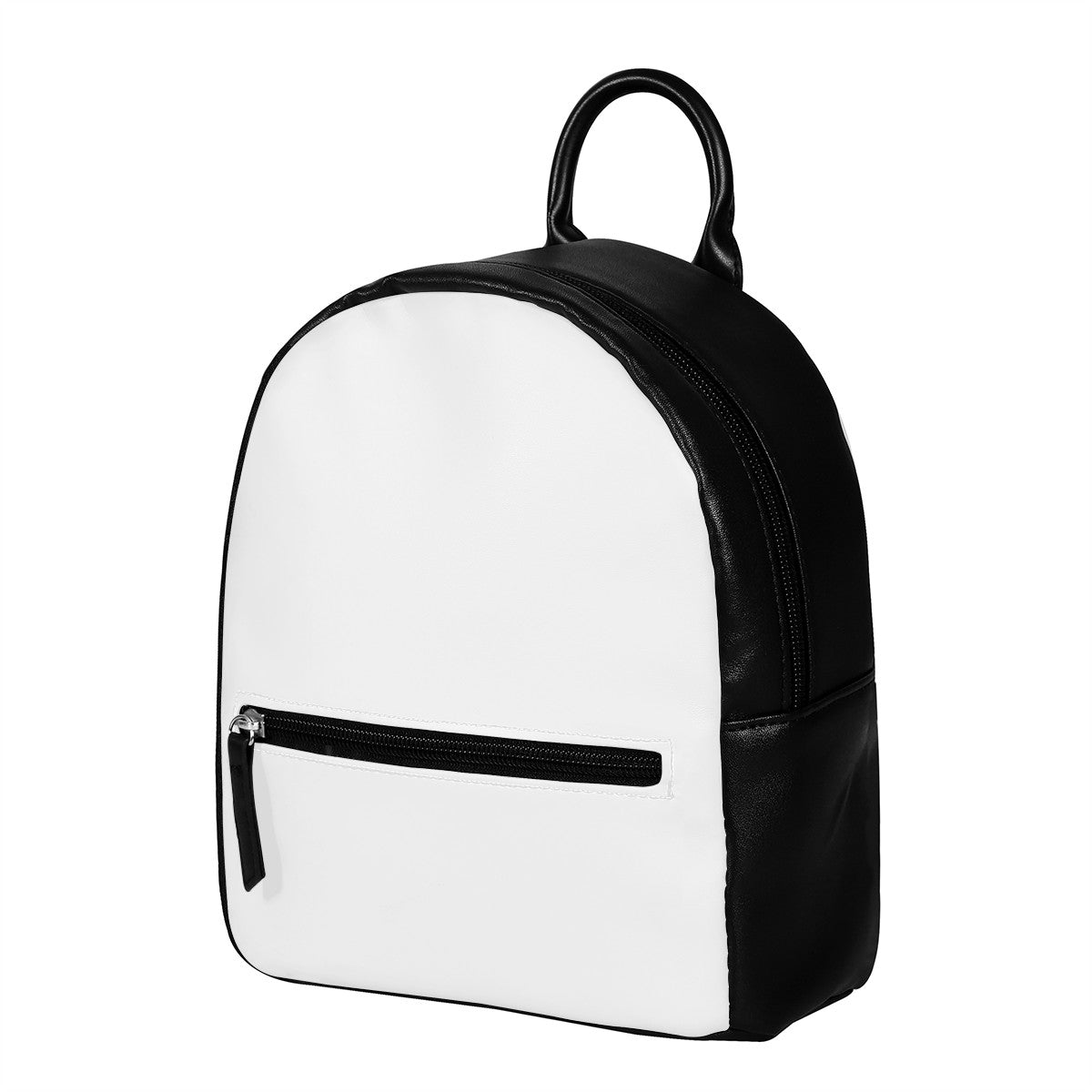 Custom Mini Zip Leather Backpack