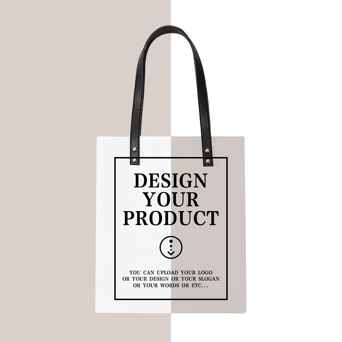 Custom Leather Totes Bag