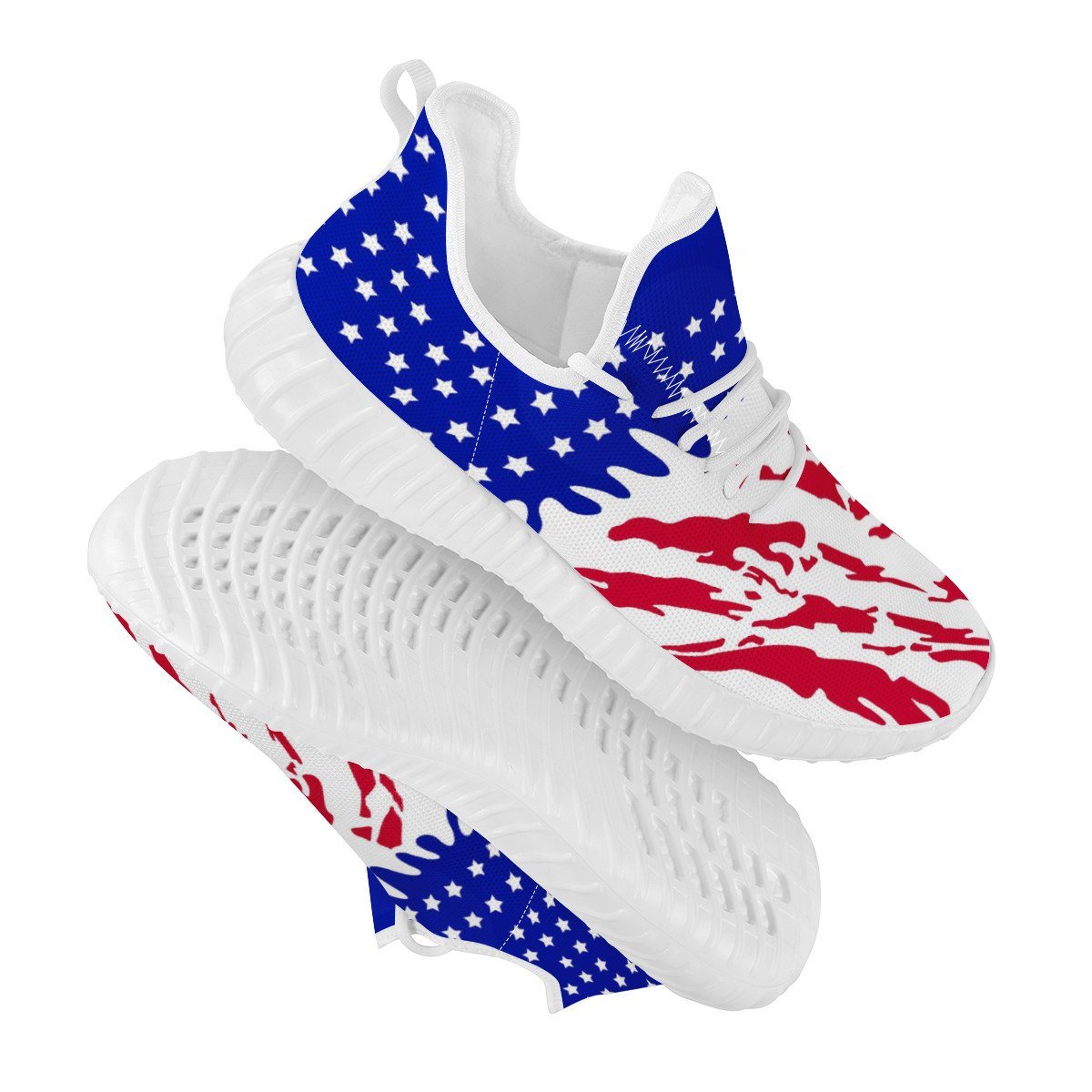 American Flag Mesh Knit Sneaker Yeezy, American Flag noxfan 