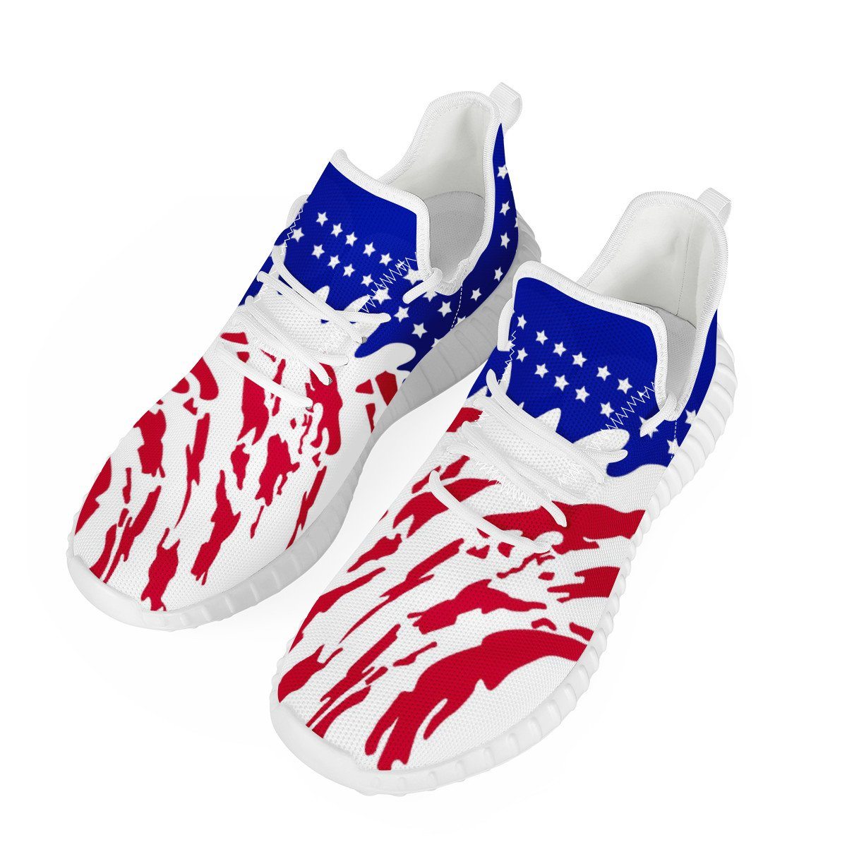 American Flag Mesh Knit Sneaker Yeezy, American Flag noxfan 