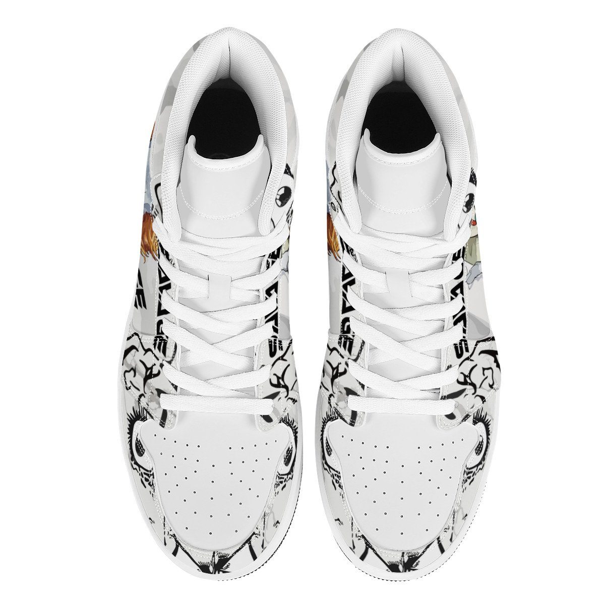 Art The Clown High Top Leather Sneaker Custom Jordan 1, Art The Clown noxfan 