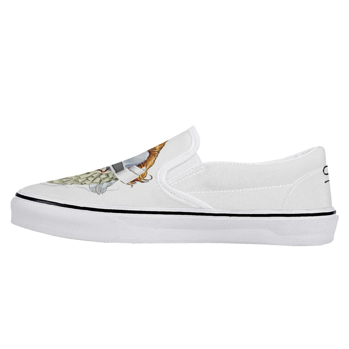 Art The Clown Custom Vans Slip On Shoes