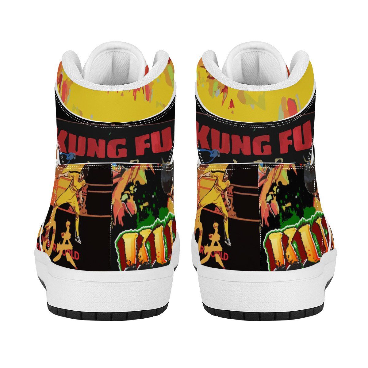 Bruce Lee High Top Leather Sneaker High-top, Sneaker noxfan 