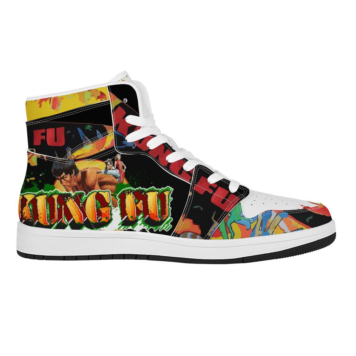 Bruce Lee High Top Leather Sneaker High-top, Sneaker noxfan 
