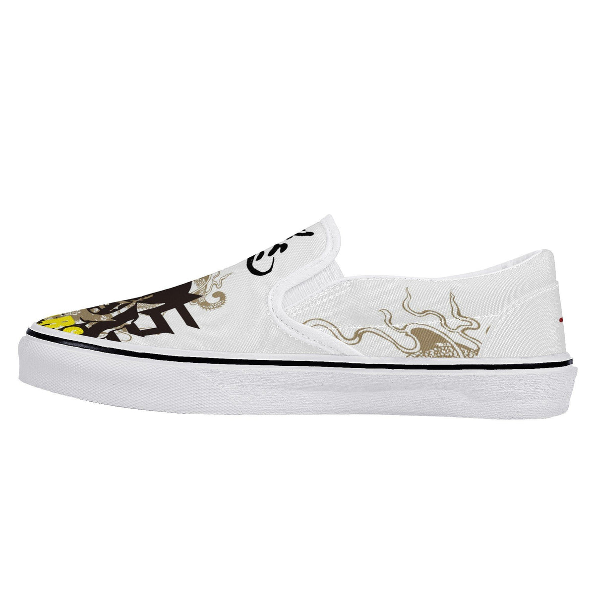 Bruce Lee Custom Vans Slip On Shoes