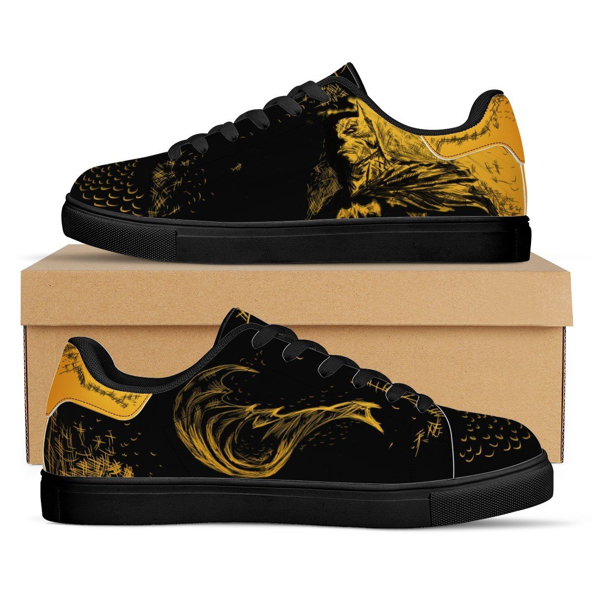 Bruce Low Top Sneaker Stan Smith, Batman noxfan Women US5.5 (EU36) 