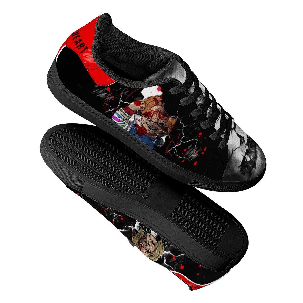 Chucky Low Top Sneaker Stan Smith, Horror, Chucky, Child&#39;s Play noxfan 