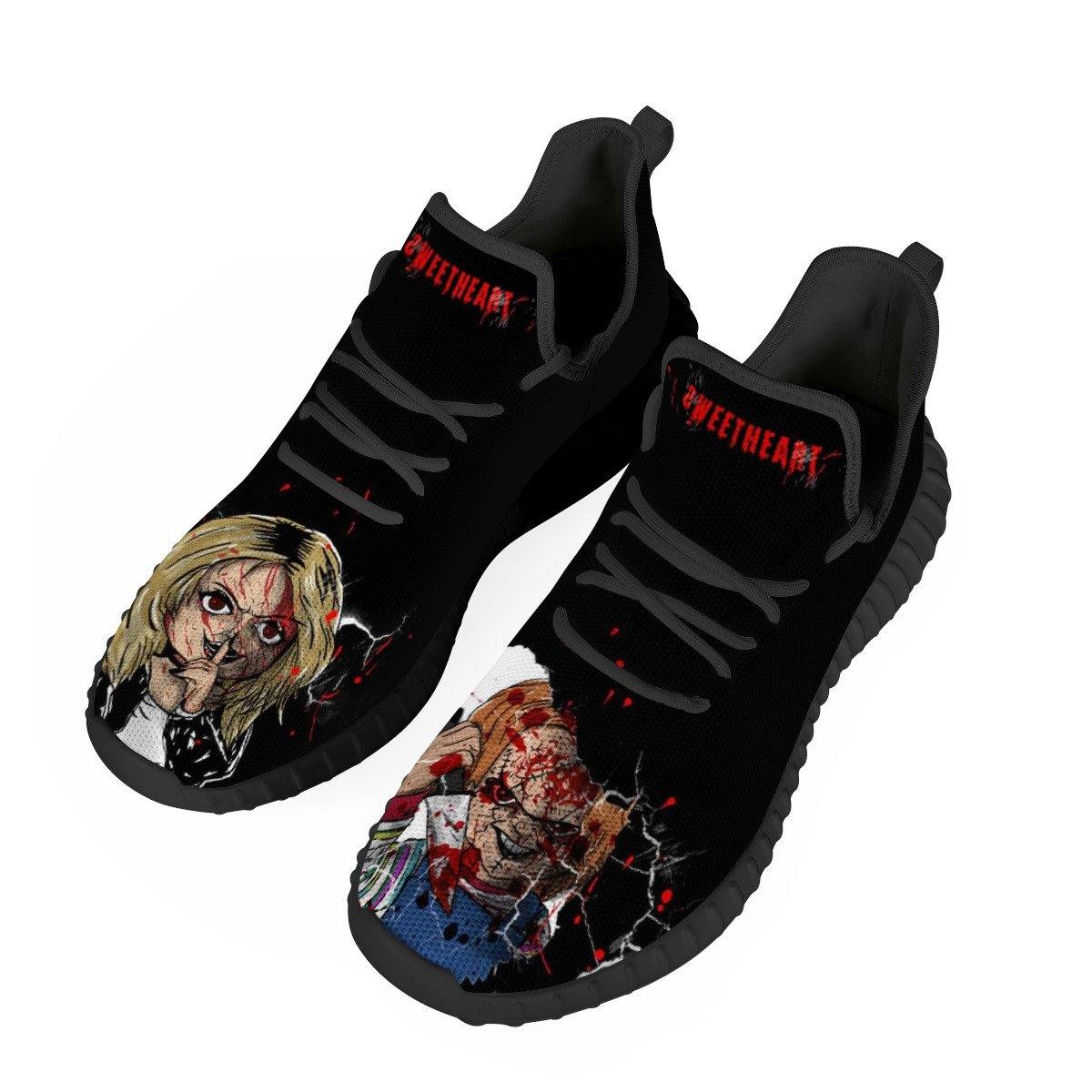 Chucky Mesh Knit Sneaker Yeezy, Horror, Chucky, Child's Play noxfan 