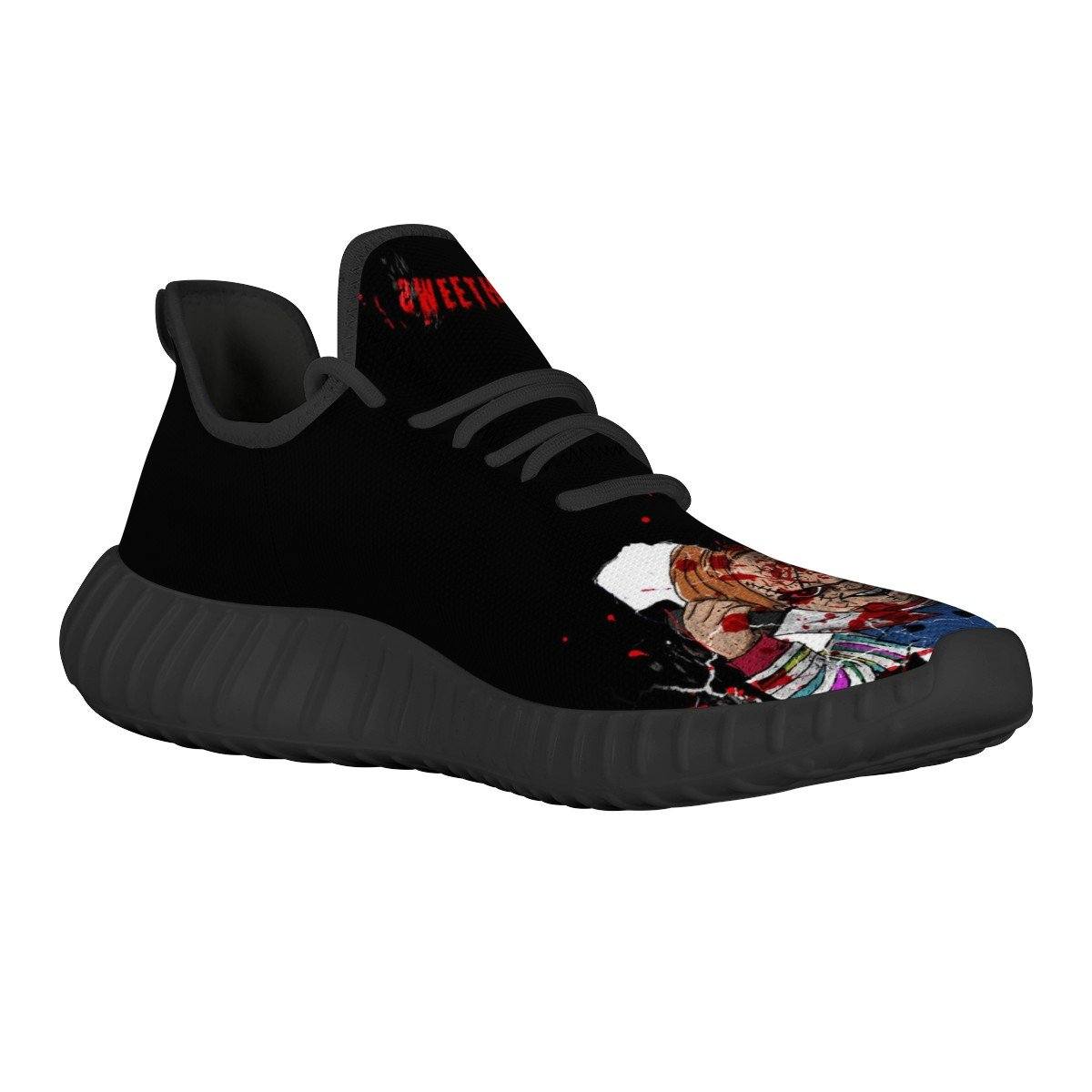 Chucky Mesh Knit Sneaker Yeezy, Horror, Chucky, Child's Play noxfan 