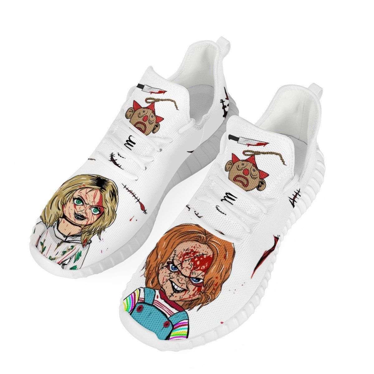 Chucky Mesh Knit Sneaker Yeezy, Horror, Chucky noxfan 