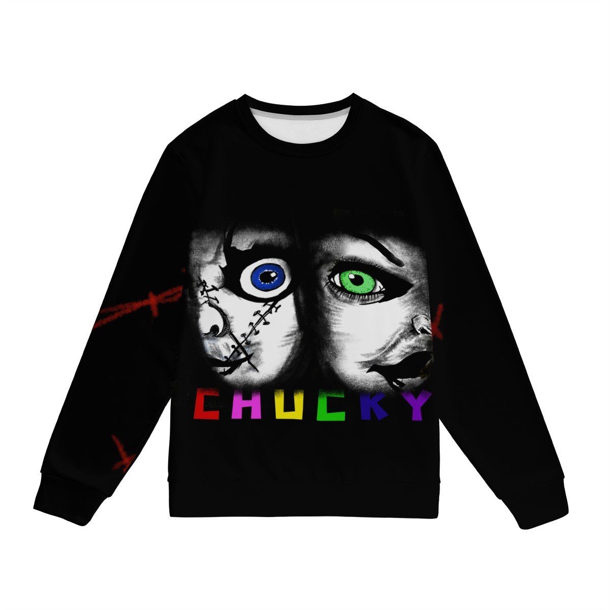 Chucky Sweatshirt Sweatshirt, Horror, Chucky noxfan Women XS 