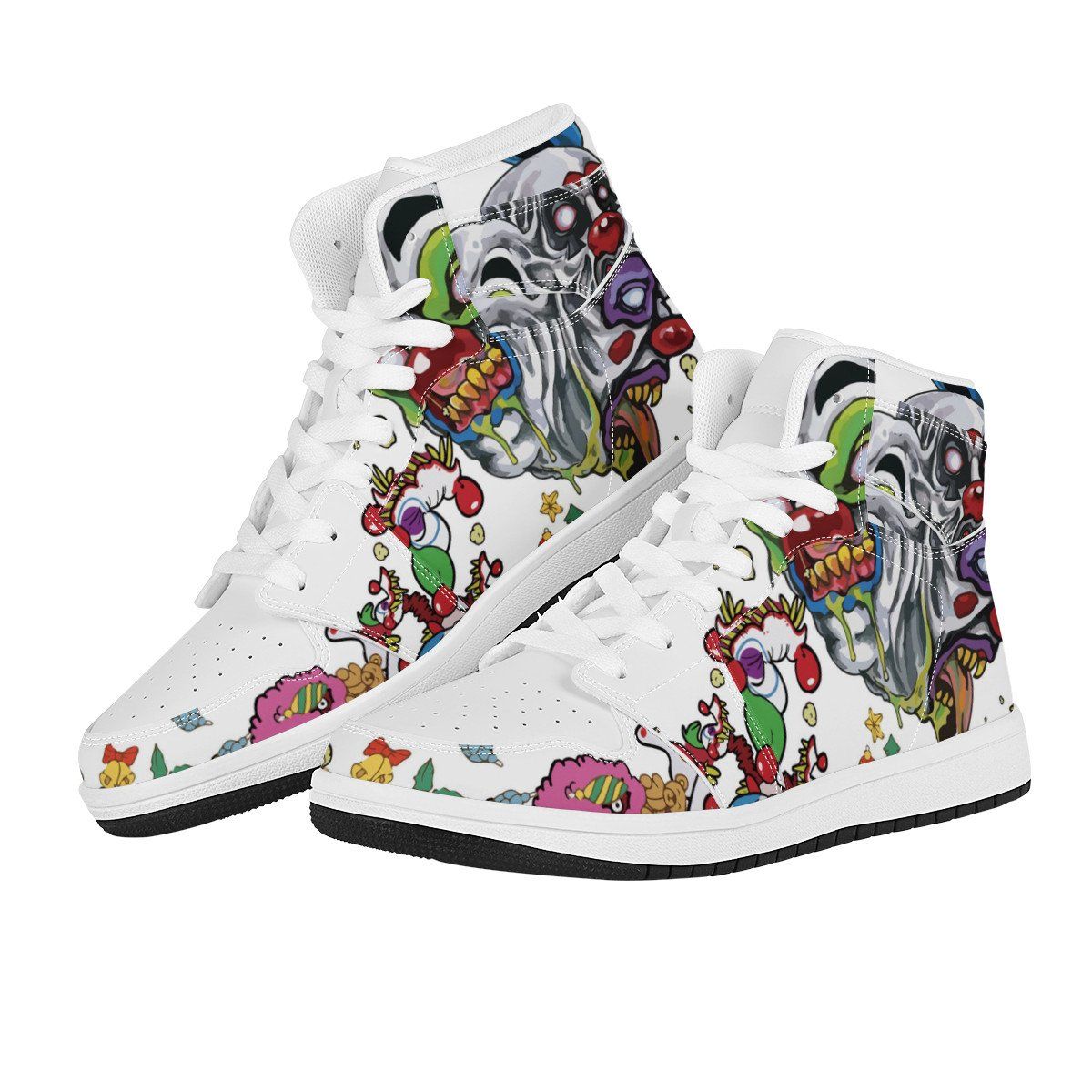 Clown High Top Leather Sneaker Custom Jordan 1, Clown noxfan 