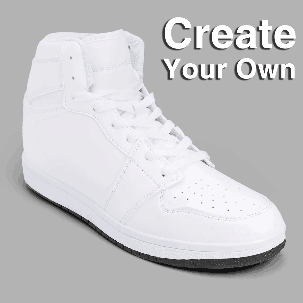 Custom High Top Leather Sneaker Customer noxfan Women US 5.5 