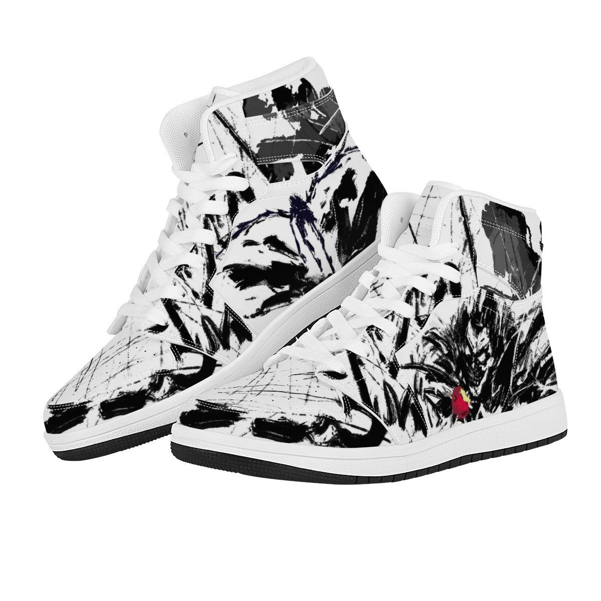 Death Note High Top Leather Sneaker Custom Jordan 1, Death Note noxfan 