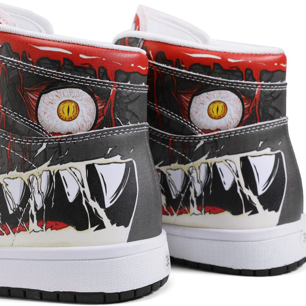 Demon Mouth High Top Leather Sneaker High-top, Sneaker noxfan 