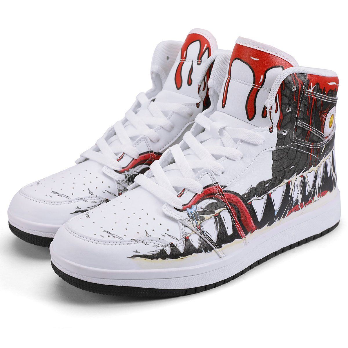 Demon Mouth High Top Leather Sneaker High-top, Sneaker noxfan 