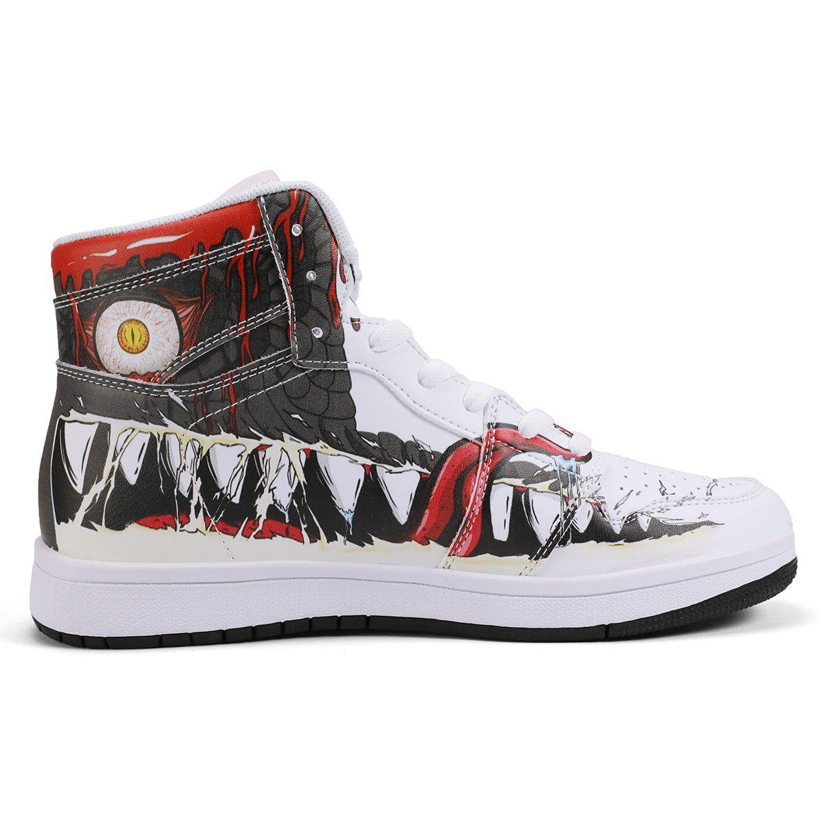 Demon Mouth High Top Leather Sneaker High-top, Sneaker noxfan 