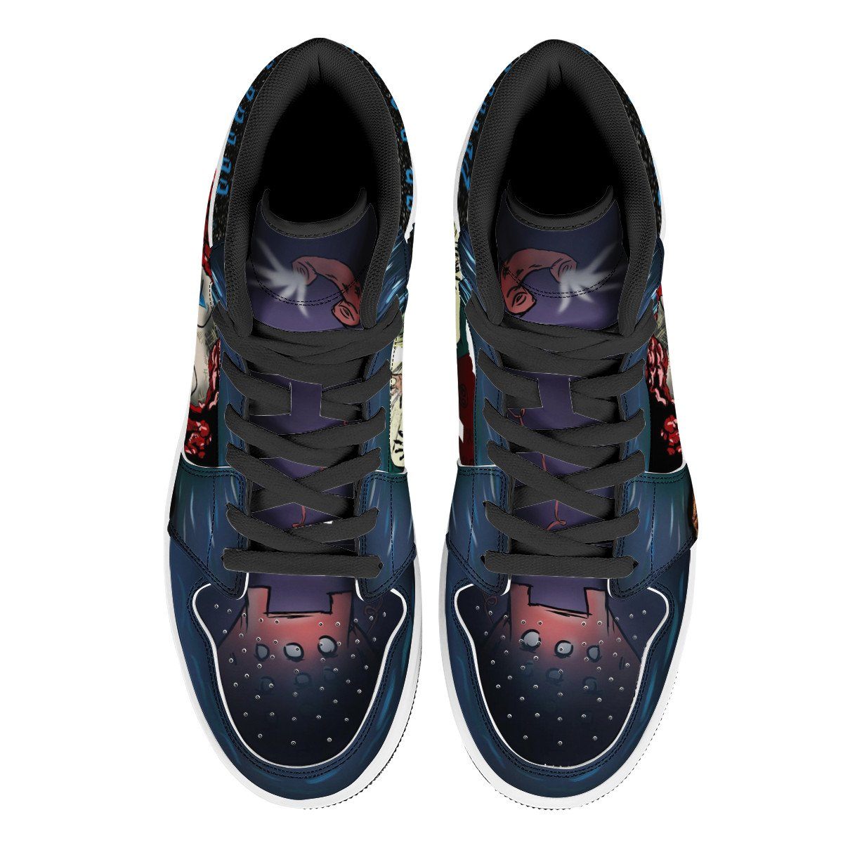 Diane Freeling High Top Leather Sneaker Custom Jordan 1, Horror, Poltergeist noxfan 