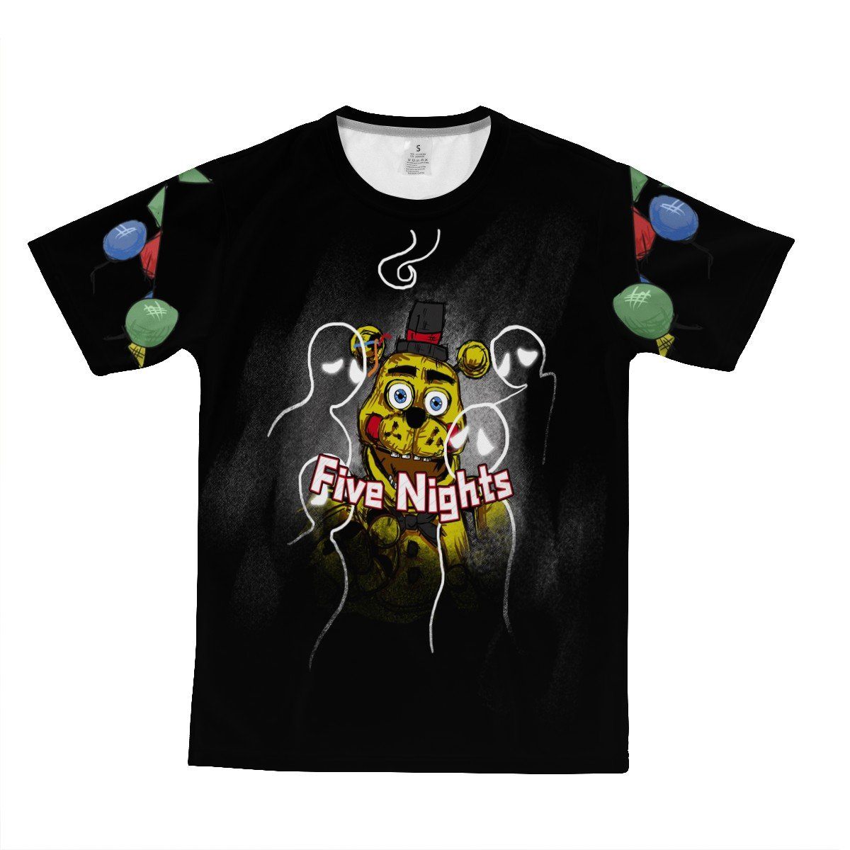 FNAF Shirt, Horror, Five Nights At Freddy&#39;s noxfan XS 