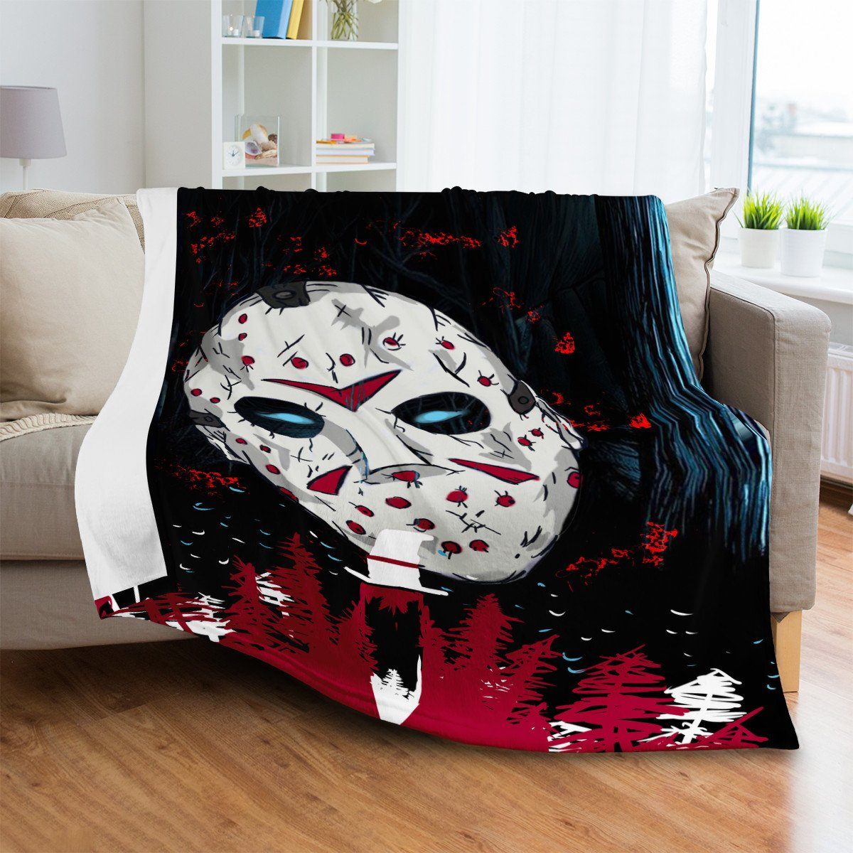 Friday The 13th Blanket Blanket, Horror, Jason Voorhees noxfan 