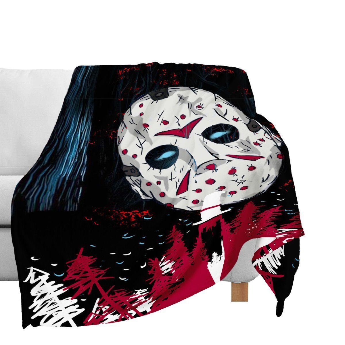 Friday The 13th Blanket Blanket, Horror, Jason Voorhees noxfan 