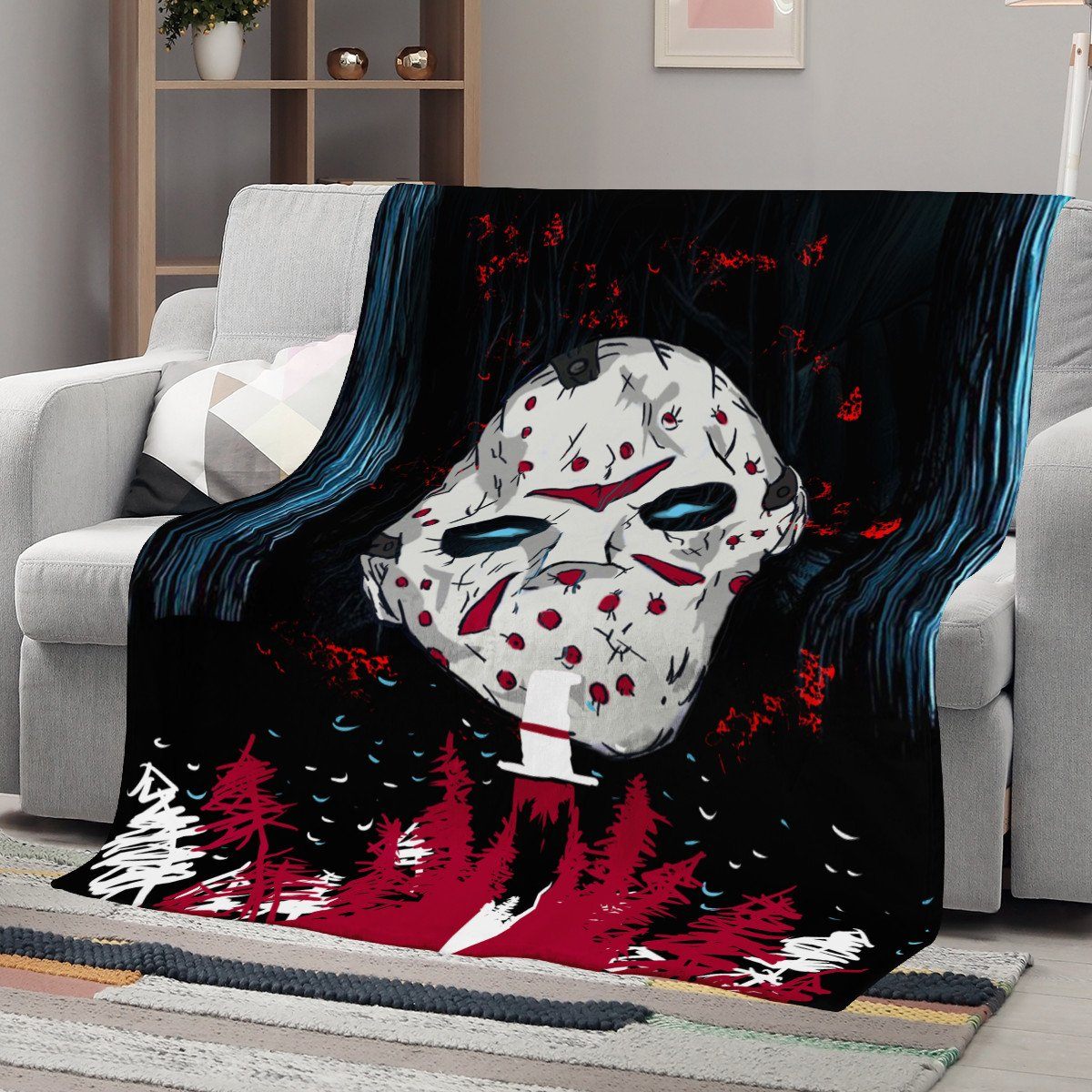 Friday The 13th Blanket Blanket, Horror, Jason Voorhees noxfan 