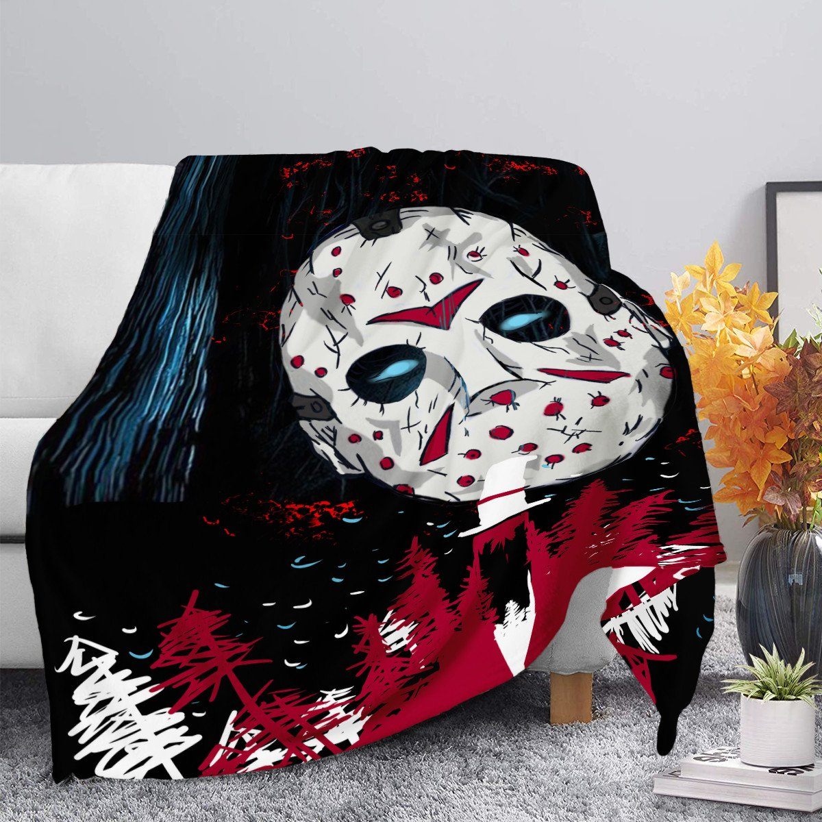 Friday The 13th Blanket Blanket, Horror, Jason Voorhees noxfan 