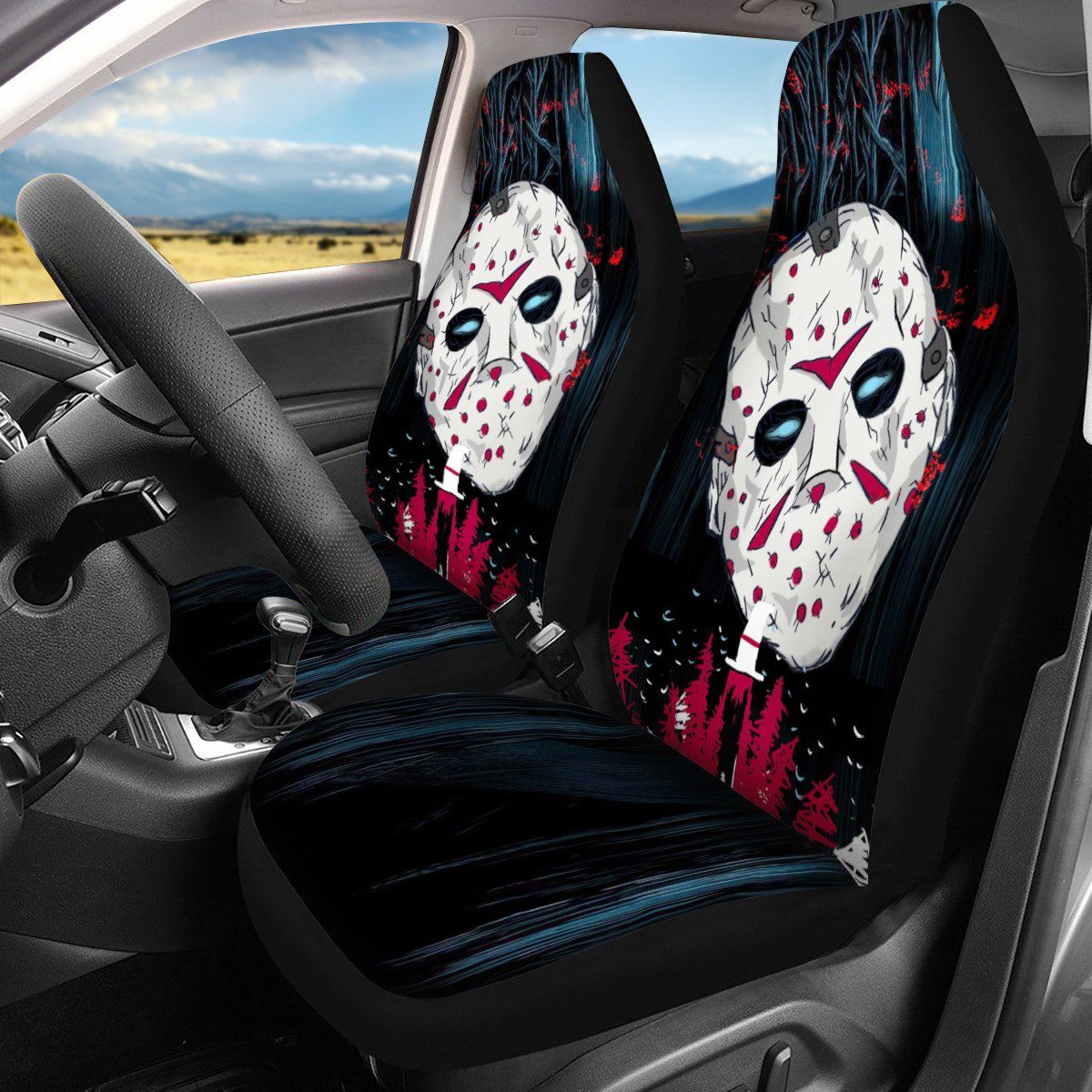 Friday The 13th Custom Car Seat Covers