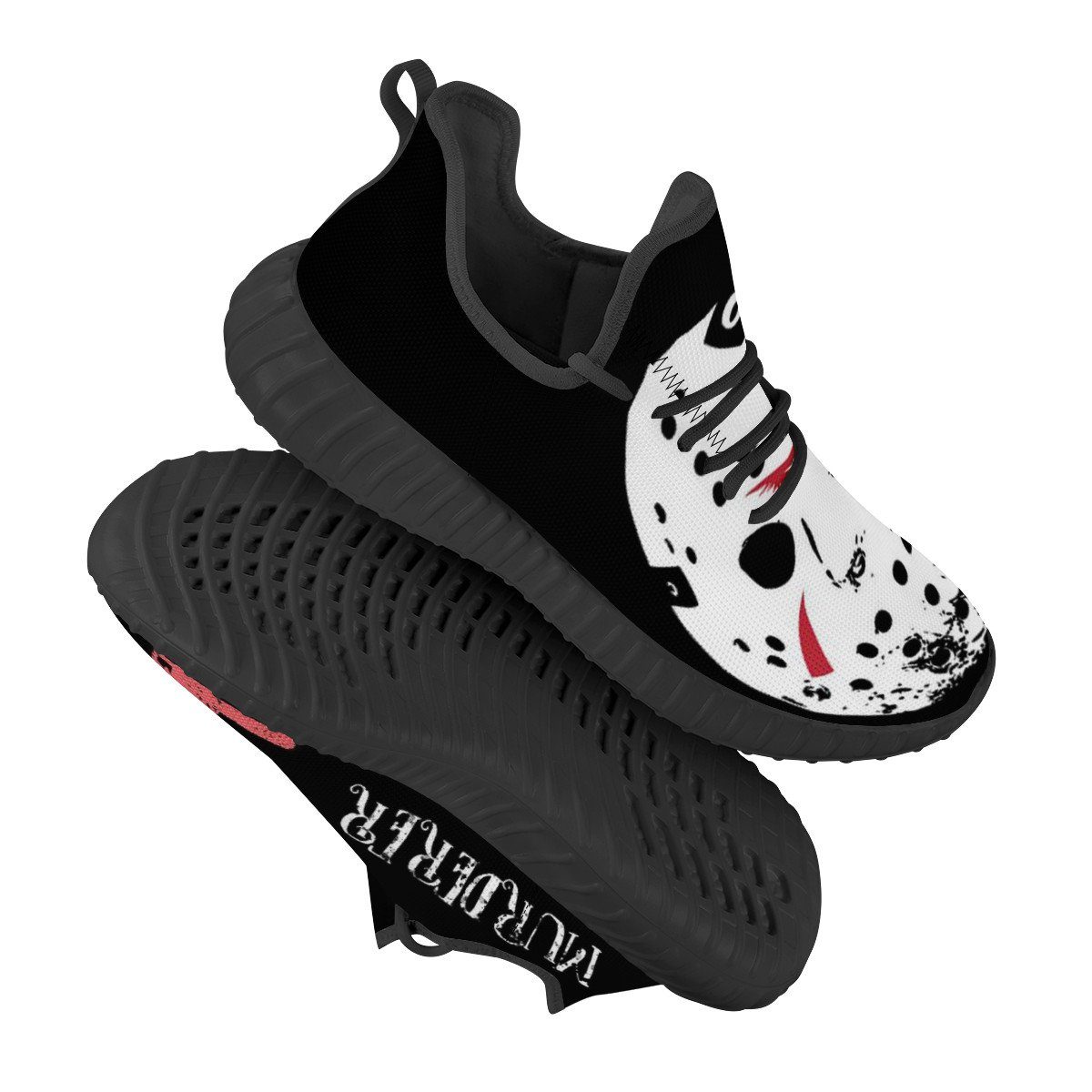 Friday The 13th Mesh Knit Sneaker Yeezy, Horror, Jason Voorhees noxfan 