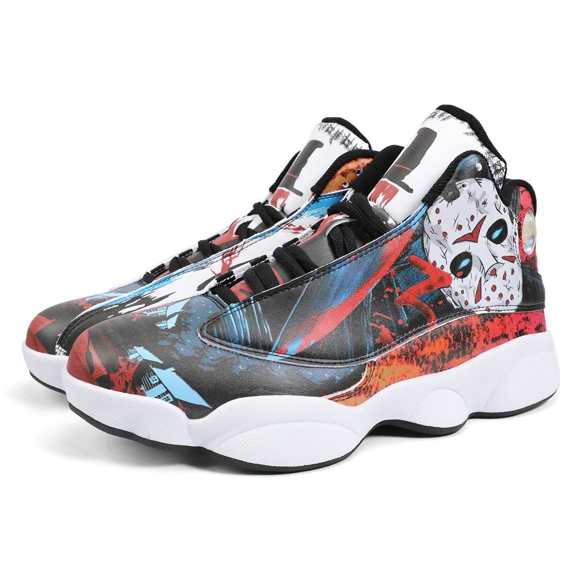 Friday The 13th Retro Sneaker Jordan 13, Horror, Jason Voorhees noxfan 