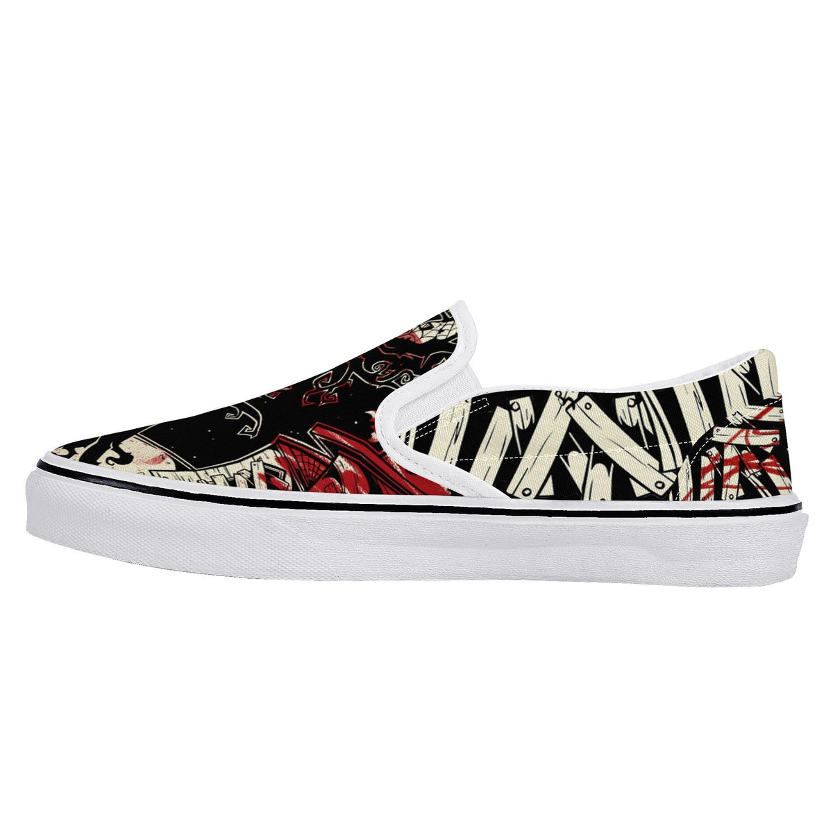 Friday The 13th Custom Vans Slip On Shoes