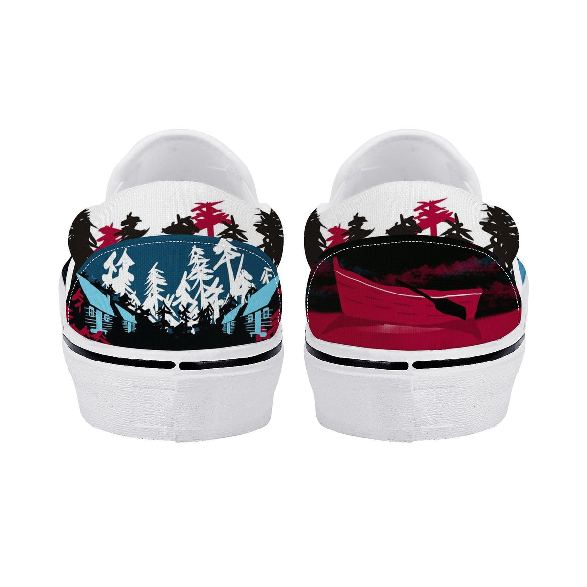 Friday The 13th Custom Vans Slip On Shoes
