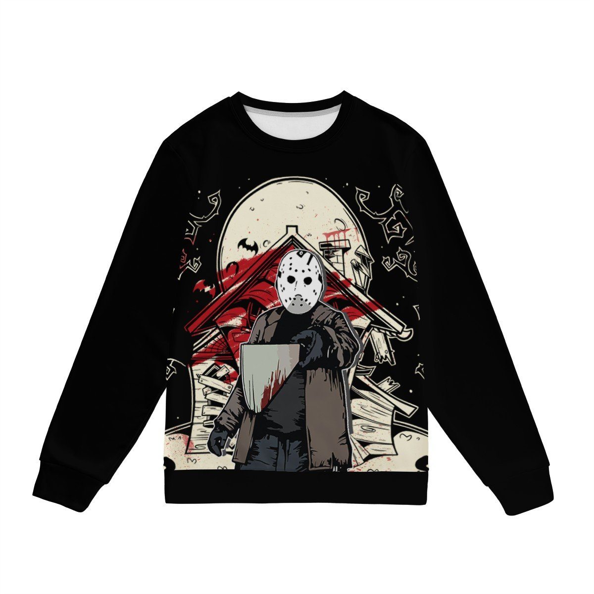 Friday The 13th Sweatshirt Sweatshirt, Horror, Jason Voorhees noxfan 