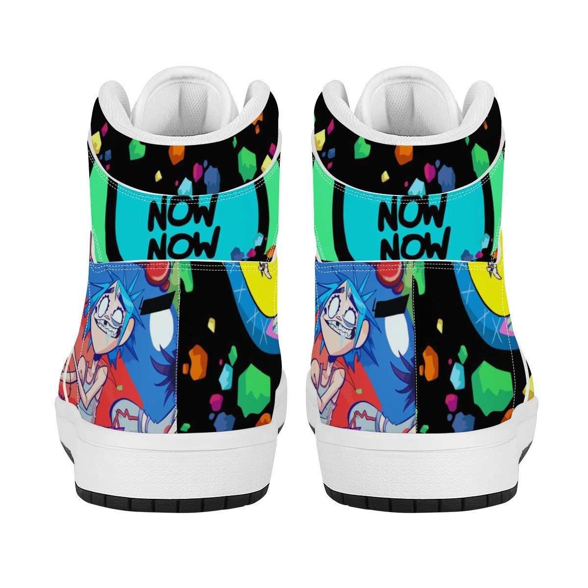 Gorillaz High Top Leather Sneaker Custom Jordan 1, Rapper, Gorillaz noxfan 