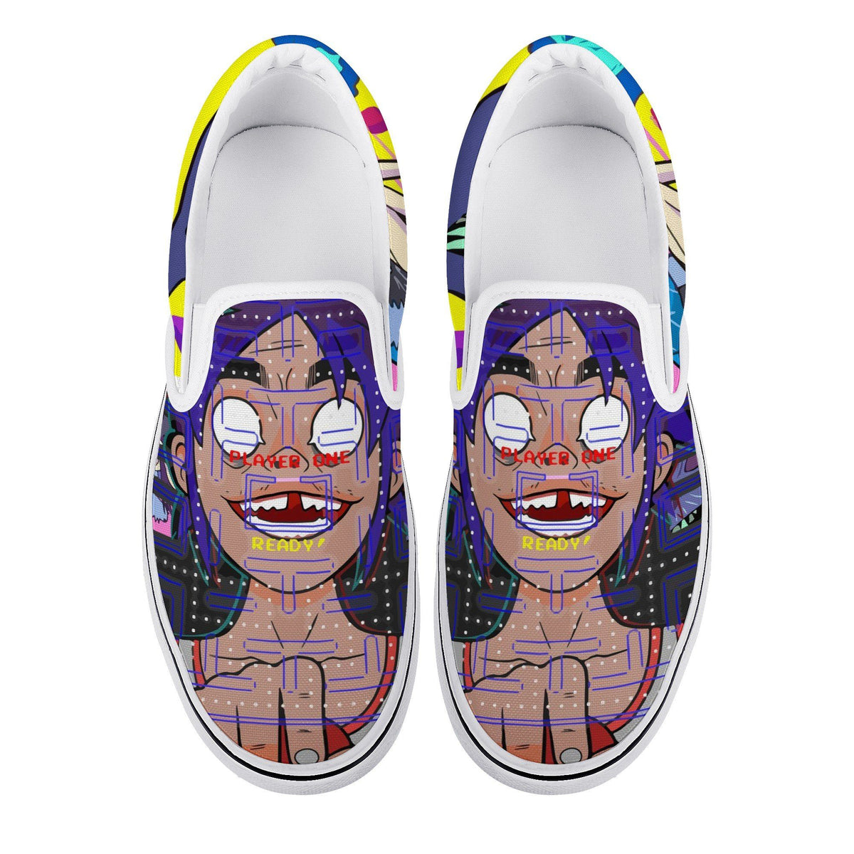 Gorillaz Custom Vans Slip On Shoes