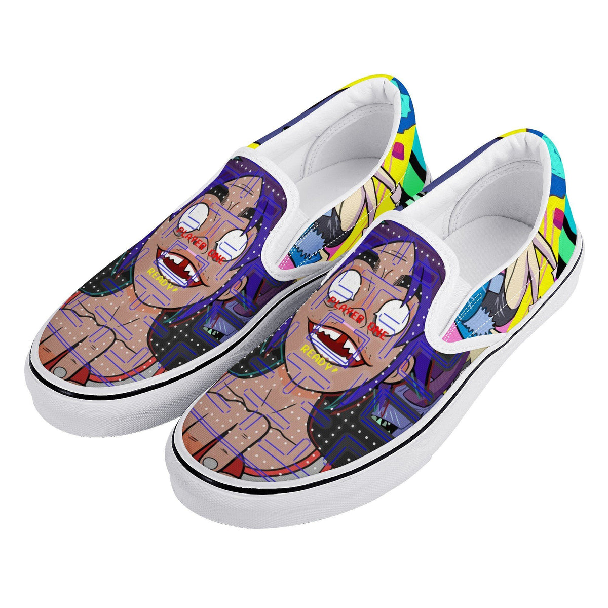 Gorillaz Custom Vans Slip On Shoes