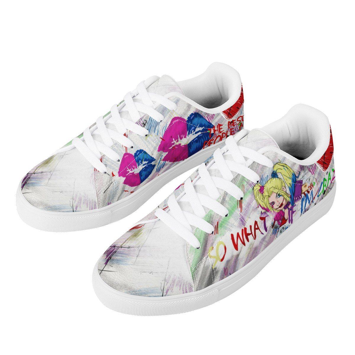 Harley Quinn Low Top Sneaker Stan Smith, Suicide Squad, HQ noxfan 