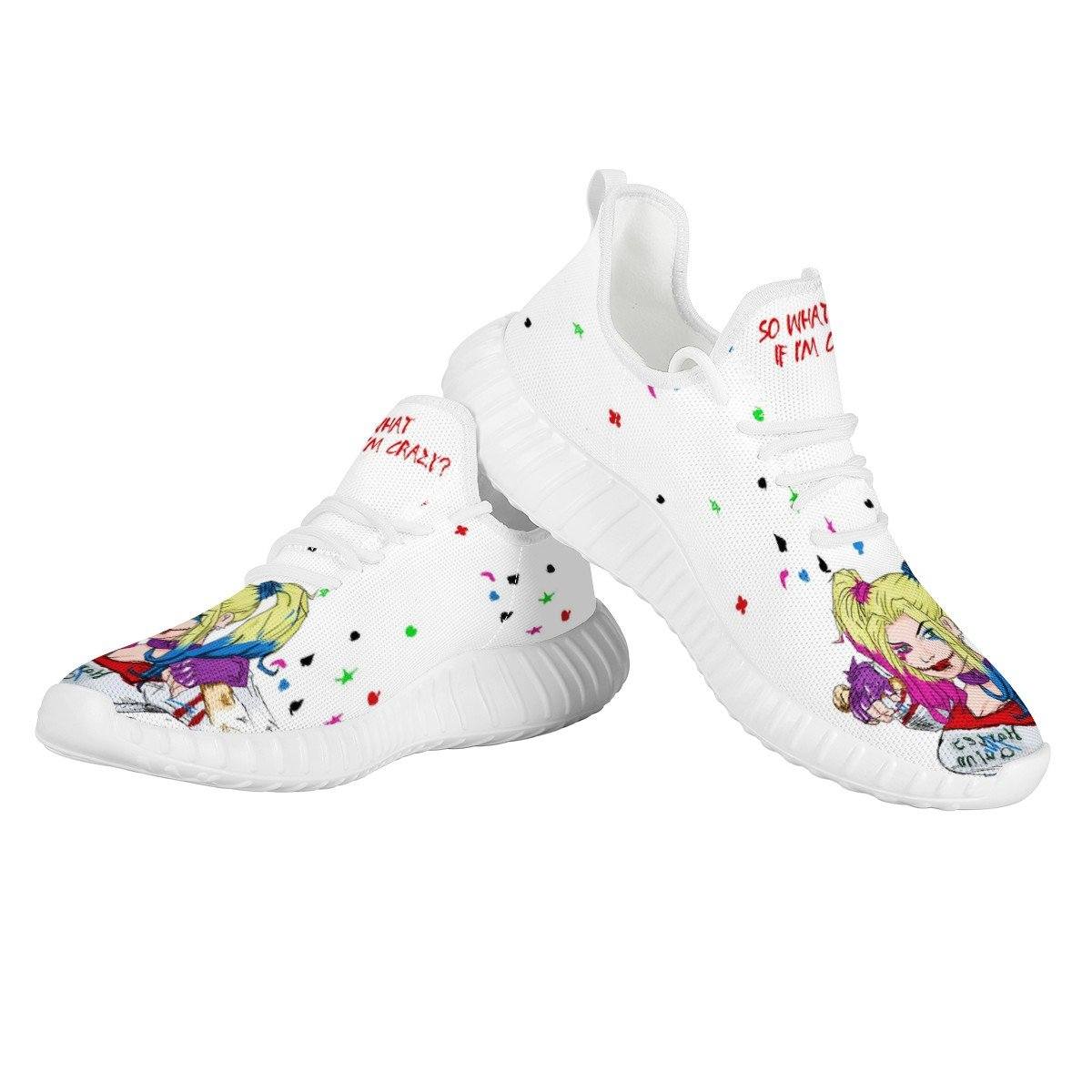 Harley Quinn Mesh Knit Sneaker Yeezy, Suicide Squad noxfan 