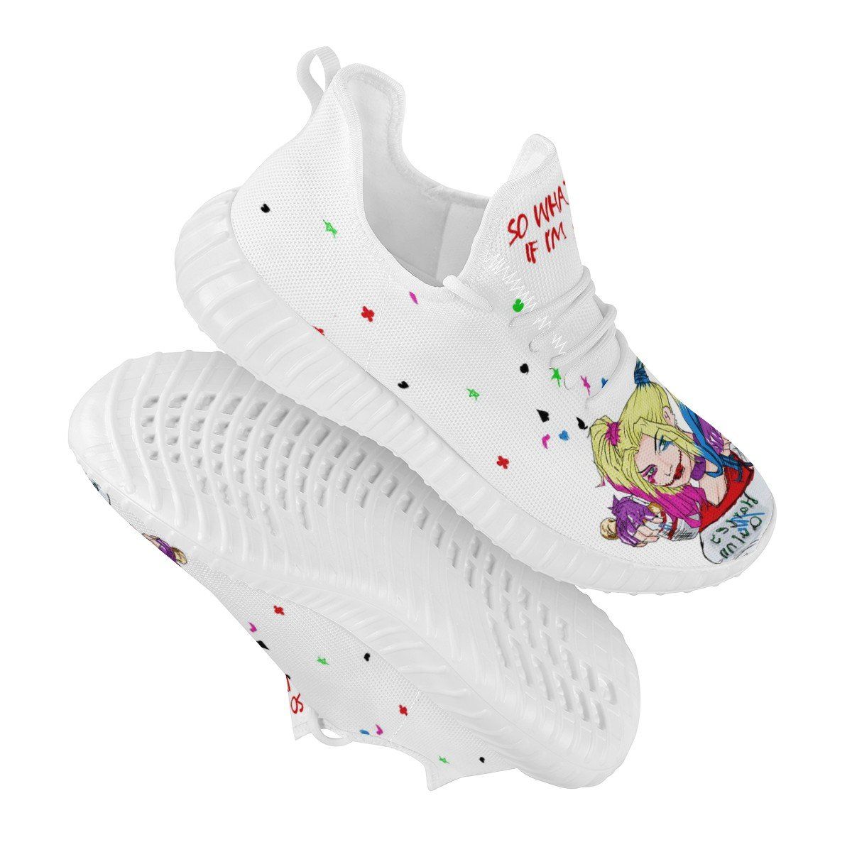 Harley Quinn Mesh Knit Sneaker Yeezy, Suicide Squad noxfan 