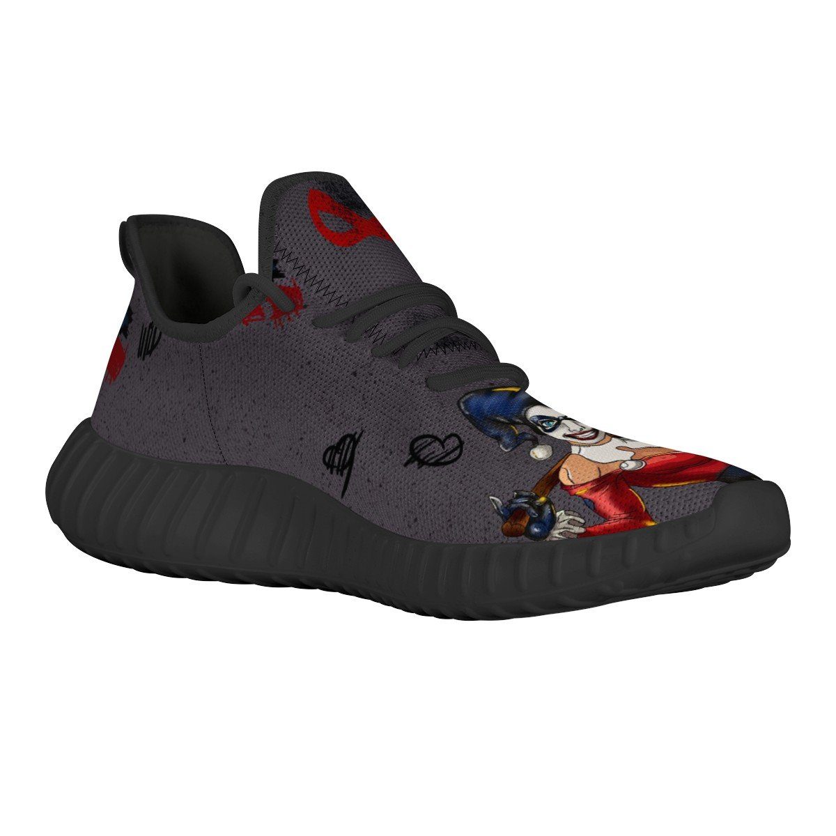 Harley Quinn Mesh Knit Sneaker Yeezy, Suicide Squad noxfan 