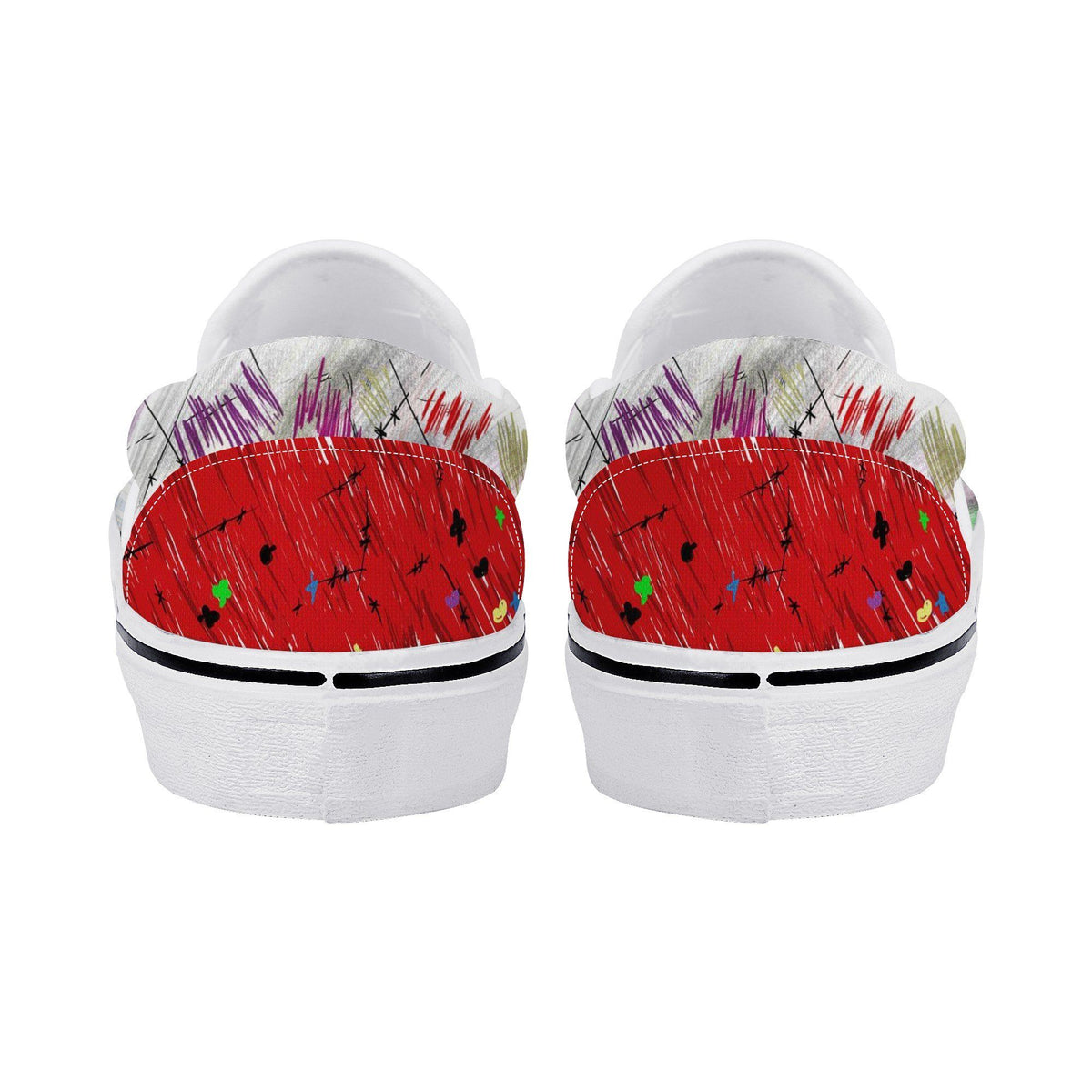 Harley Quinn Custom Vans Slip On Shoes