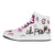 Hell Boy High Top Leather Sneaker Custom Jordan 1, Rapper, Lil Peep noxfan Women US5.5 (EU36) 