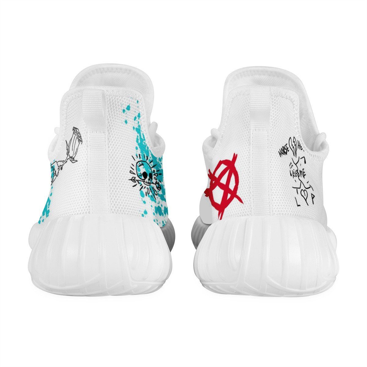 Hell Boy Mesh Knit Sneaker Yeezy, Rapper, Lil Peep noxfan 