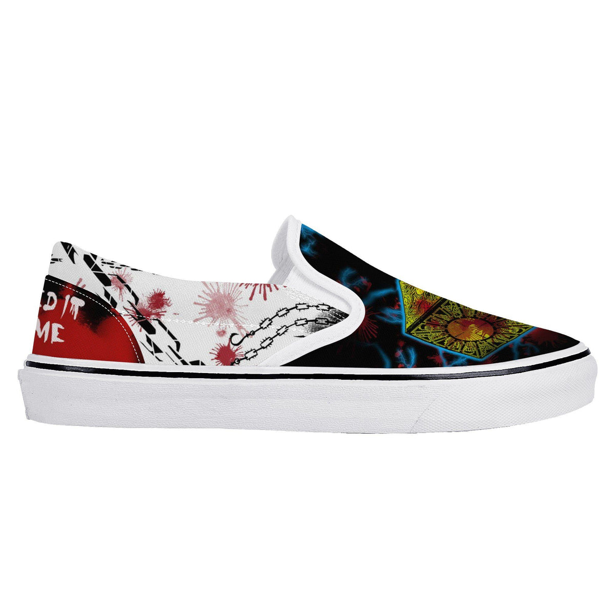 Hellraiser Custom Vans Slip On Shoes