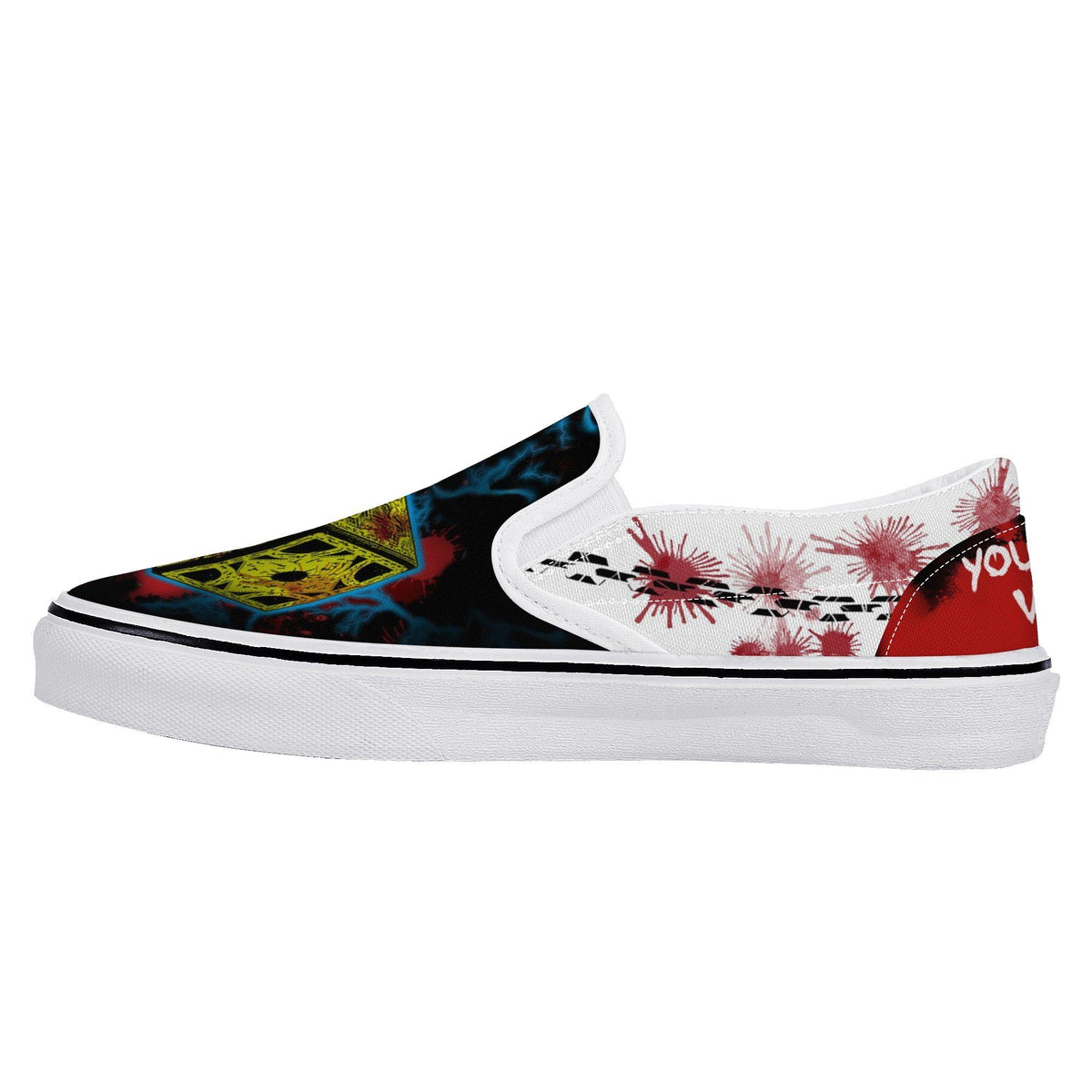 Hellraiser Custom Vans Slip On Shoes